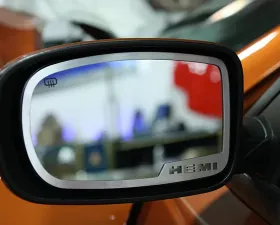 American Car Craft 2Pc Brushed Stainless Steel HEMI Side Mirror Trim Dodge Charger 5.7L 2011-2013