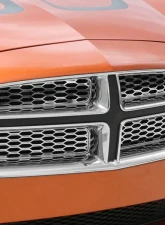 American Car Craft 4Pc Polished Stainless Steel Upper Front Grille Overlays Dodge Charger 2011-2013                                     - ACC-332005 - Image 3