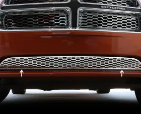 American Car Craft 1Pc Polished Stainless Lower Front Grillle Overlay Dodge Charger 2011-2013
