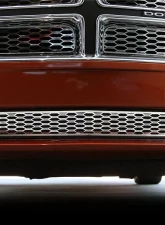 American Car Craft 1Pc Polished Stainless Lower Front Grillle Overlay Dodge Charger 2011-2013                                     - ACC-332006 - Image 3