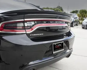 American Car Craft 4Pc Brushed Stainless Steel Taillight Trim Dodge Charger 2015-2018