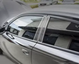 American Car Craft Brushed Trim Carbon Fiber Door Pillar Plate Dodge Charger 2011-2018
