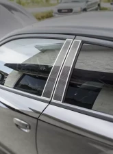 American Car Craft Brushed Trim Carbon Fiber Door Pillar Plate Dodge Charger 2011-2018                                     - ACC-332010 - Image 3