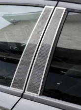 American Car Craft Brushed Trim Carbon Fiber Door Pillar Plate Dodge Charger 2011-2018                                     - ACC-332010 - Image 2