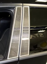 American Car Craft Brushed Trim Carbon Fiber Door Pillar Plate Dodge Charger 2011-2018                                     - ACC-332010 - Image 3
