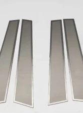 American Car Craft 4Pc Brushed Stainless Steel Door Pillar Trim Kit Dodge Charger 2011-2018                                     - ACC-332018 - Image 3