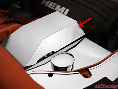 American Car Craft Polished Stainless Steel Fuse Box/Anti-Lock Brake Cover Dodge Charger | Chrysler 300 2011-2014 - ACC-333004