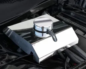 American Car Craft Polished Stainless Steel Supercharger Coolant Tank Cover w/Chrome Cap Dodge Charger 2015-2023