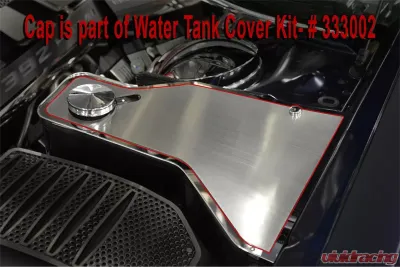 American Car Craft Brushed Finish Water Tank Top Cover Plate Dodge Charger 2011-2018 - ACC-333036