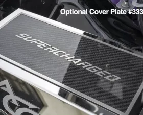 American Car Craft Supercharged Carbon Firber Top Plate Fuse Box Cover Dodge Charger | Challenger 2015-2023