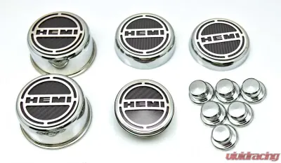 American Car Craft 11Pc Plum Crazy HEMI Shock Tower Cap Covers Dodge Charger | Magnum | Chrysler 300 6.2L 2008-2018 - ACC-333051-62PCP