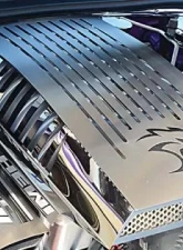 American Car Craft Purple Carbon Fiber Hellcat Logo Plenum Supercharger Cover Dodge Charger 2015-2023                                     - ACC-333059-PUR - Image 3