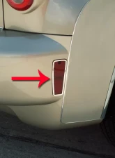 American Car Craft 2Pc Polished Stainless Steel Rear Marker Light Trim Chevrolet HHR 2006-2012                                     - ACC-422002 - Image 3