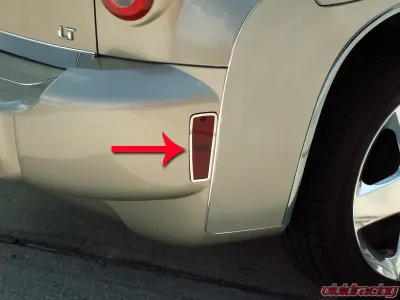 American Car Craft 2Pc Polished Stainless Steel Rear Marker Light Trim Chevrolet HHR 2006-2012 - ACC-422002