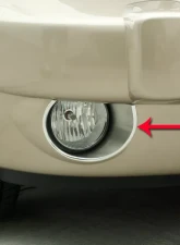 American Car Craft Brushed Stainless Steel Standard Fog Light Trim Chevrolet HHR 2006-2010                                     - ACC-422005 - Image 3