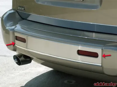 American Car Craft Polished Stainless Steel Rear Bumper Insert Chevrolet HHR 2006-2012 - ACC-422014