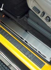 American Car Craft 2Pc Polished Stainless w/Brushed Insert Front Inner Door Sills Hummer H2 2003-2007                                     - ACC-491004 - Image 3