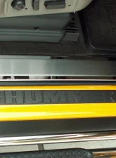 American Car Craft 2Pc Polished Stainless w/Brushed Insert Front Inner Door Sills Hummer H2 2003-2007                                     - ACC-491004 - Image 2