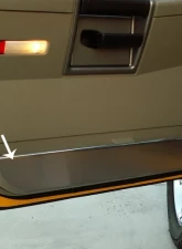 American Car Craft 2Pc Front Brushed Stainless Steel Door Guards Hummer H2 2003-2007                                     - ACC-491005 - Image 3