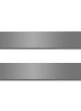 American Car Craft 2Pc Front Brushed Stainless Steel Door Guards Hummer H2 2003-2007                                     - ACC-491005 - Image 3