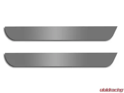 American Car Craft 2Pc Front Brushed Stainless Steel Door Guards Hummer H2 2003-2007 - ACC-491005