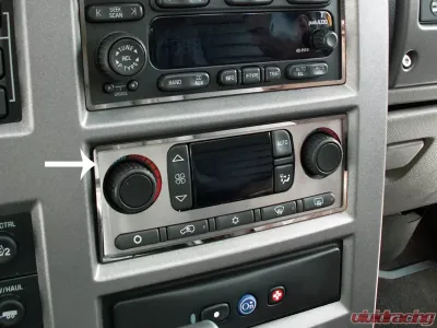 American Car Craft 2Pc Polished Stainless Steel AC Plate Hummer H2 2003-2007 - ACC-491010