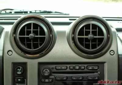 American Car Craft 4Pc Polished Stainless Steel Front A/C Vent Rings Hummer H2 2003-2007 - ACC-491016