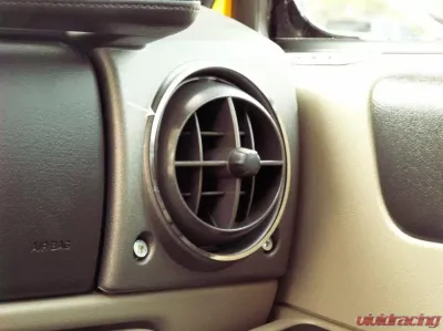 American Car Craft 4Pc Polished Stainless Steel Front A/C Vent Rings Hummer H2 2003-2007 - ACC-491016
