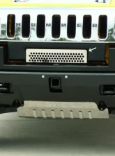 American Car Craft Polished Stainless Steel Grille Front Lower Hummer H2 2003-2007                                     - ACC-492003 - Image 3