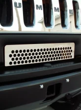 American Car Craft Polished Stainless Steel Grille Front Lower Hummer H2 2003-2007                                     - ACC-492003 - Image 3