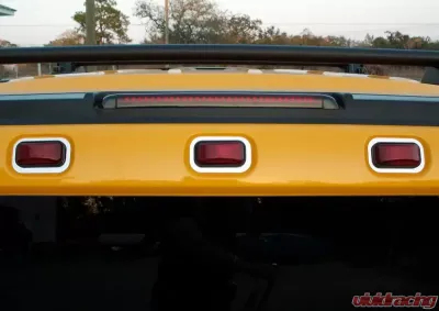 American Car Craft 3Pc Polished Stainless Steel Rear Running Light Trim Hummer H2 2003-2013 - ACC-492005