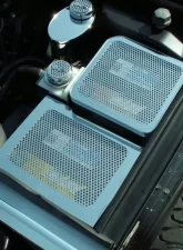 American Car Craft Perforated Stainless Steel Battery Cover Hummer H2 2003-2007                                     - ACC-493003 - Image 3