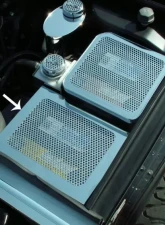 American Car Craft Perforated Stainless Steel Battery Cover Hummer H2 2003-2007                                     - ACC-493003 - Image 2
