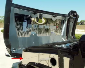 American Car Craft 2Pc Polished Stainless Steel Inner Fender Covers Hummer H2 2003-2007