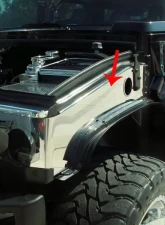 American Car Craft 2Pc Polished Stainless Steel Inner Fender Covers Hummer H2 2003-2007                                     - ACC-493008 - Image 3