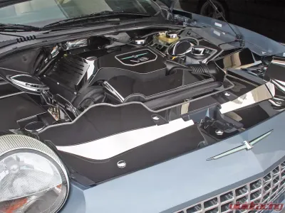 American Car Craft 2Pc Brushed Stainless Steel Engine Shroud Cover Ford Thunderbird 3.9L V8 2003-2005 - ACC-503001-B