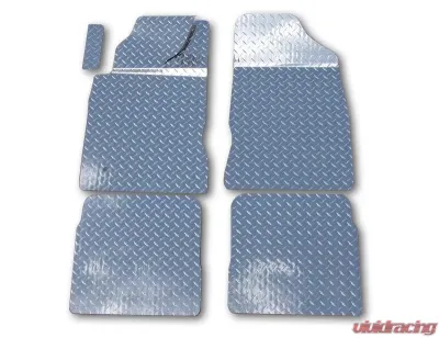 American Car Craft 5Pc Diamond Plate Aluminum Floor Mats Chrysler PT Cruiser 2001-2005 - ACC-711024