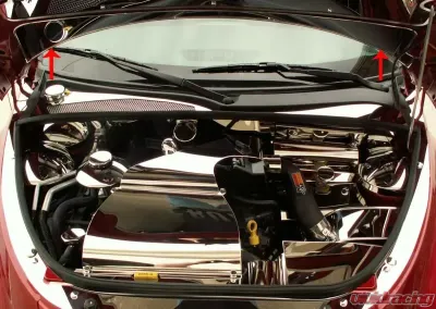 American Car Craft Polished Stainless Steel Lower Hood Cowl Chrysler PT Cruiser 2001-2005 - ACC-713003