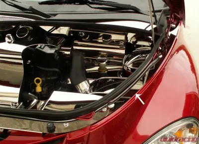 American Car Craft 3Pc Polished Stainless Steel Muffle Plate Chrysler PT Cruiser 2001-2005 - ACC-713010