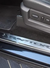 American Car Craft 2Pc Brushed/Polished Stainless Steel Front Door Sills Outer Ford Raptor 2010-2014                                     - ACC-771023 - Image 3