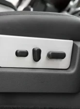American Car Craft 2Pc Brushed Stainless Steel Seat Control Side Panel Trim Ford F-150 | Raptor 2010-2014                                     - ACC-771026 - Image 3