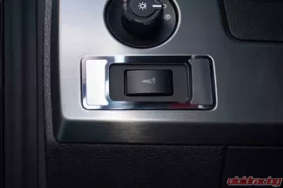 American Car Craft Brushed Stainless Steel Interior Dim Switch Trim Plate Ford Raptor | F-150 2009-2014 - ACC-771039