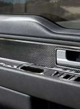 American Car Craft 2Pc Carbon Fiber Front Door Panel Inserts Ford Raptor | F-150 2009-2014                                     - ACC-771044 - Image 3