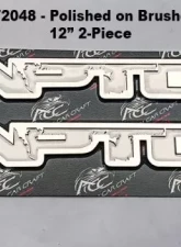 American Car Craft 12" Stainless Steel Raptor Deluxe Emblem Ford Raptor 2010-2014                                     - ACC-771048 - Image 2