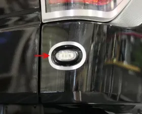 American Car Craft 4Pc Brushed Stainless Steel Marker Light Trim Rings Ford Raptor 2010-2014