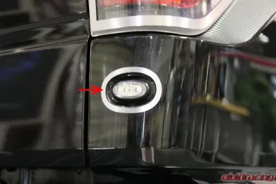 American Car Craft 4Pc Brushed Stainless Steel Marker Light Trim Rings Ford Raptor 2010-2014 - ACC-772005