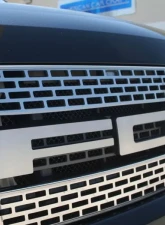 American Car Craft 2Pc Polished Stainless Steel Upper Front Grille Ford Raptor 2010-2014                                     - ACC-772008 - Image 3