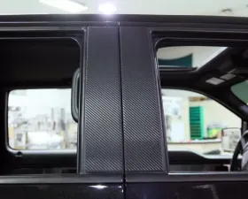 American Car Craft 4Pc Vinyl Pillar Posts w/Carbon Fiber Wrap Ford F-150 | Raptor 2009-2014