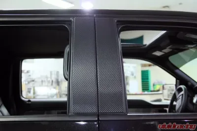 American Car Craft 4Pc Vinyl Pillar Posts w/Carbon Fiber Wrap Ford F-150 | Raptor 2009-2014 - ACC-772012