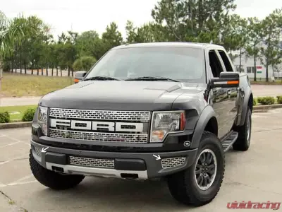 American Car Craft 2Pc Polished Stainless Steel Lower Front Outer Grille Ford Raptor 2010-2014 - ACC-772016